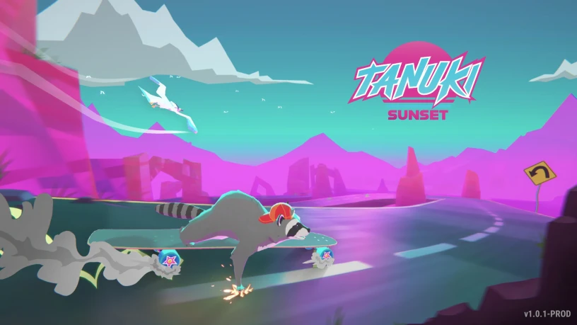 Tanuki Sunset Image